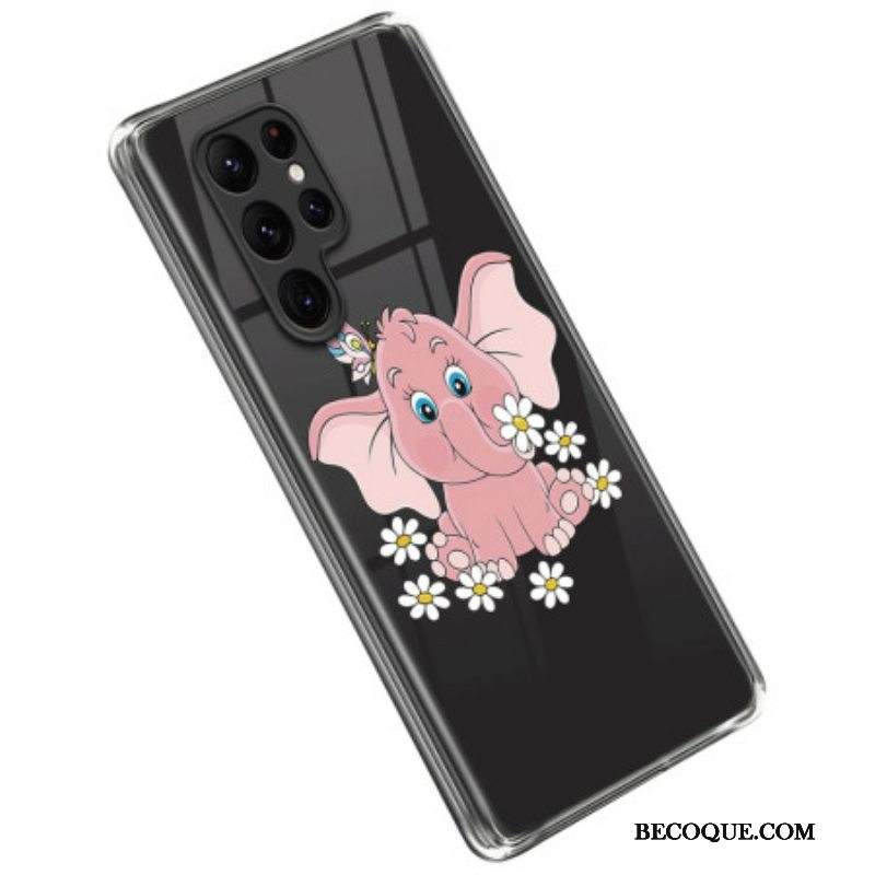 Kuori Samsung Galaxy S23 Ultra 5G Vaaleanpunainen Norsu