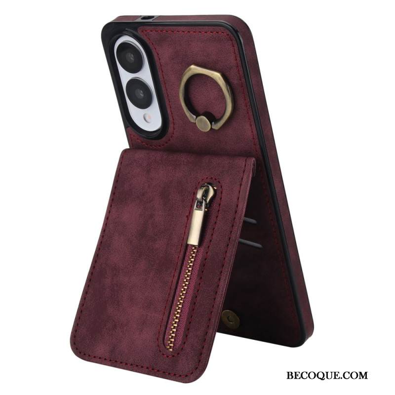 Kuori Samsung Galaxy S25 5g Edge Vetoketjullinen Lompakko Ja Rfid-teknologia