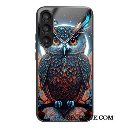 Kuori Samsung Galaxy S25 5g Karkaistusta Lasista Valmistettu Värikäs Pöllö