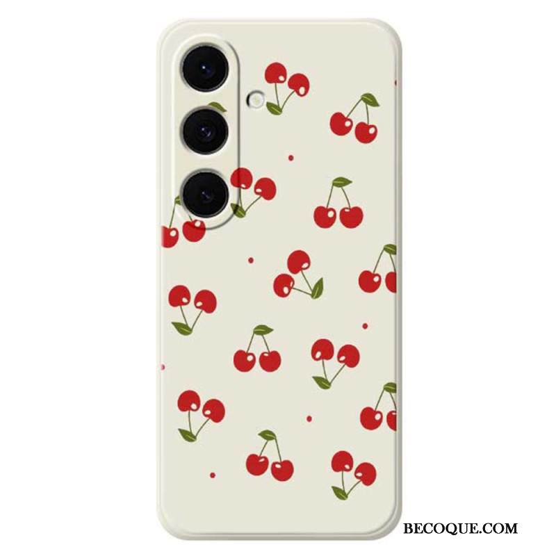 Kuori Samsung Galaxy S25 Fe Kirsikka-silikoni Suojakuori