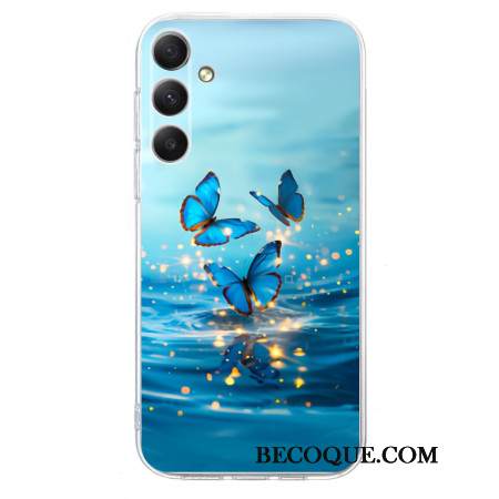 Kuori Samsung Galaxy S25 Fe Sinisiä Perhosia Suojakuori