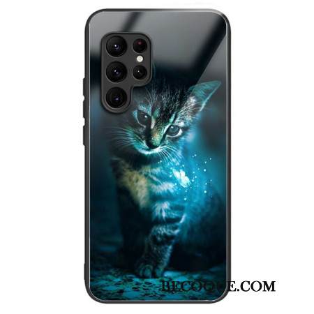 Kuori Samsung Galaxy S25 Ultra 5g Karkaistusta Lasista Tehty Kissa