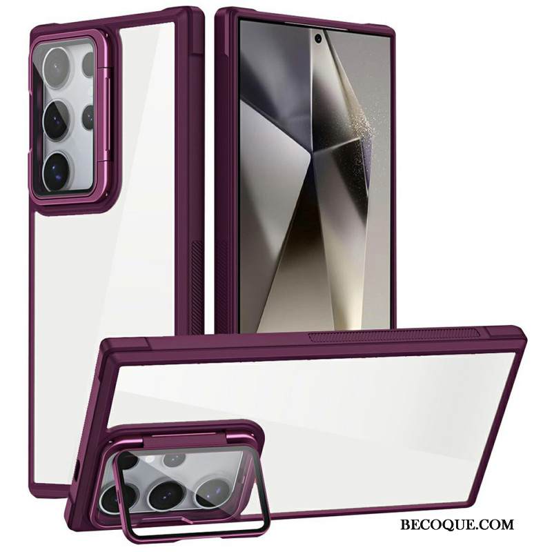 Kuori Samsung Galaxy S25 Ultra 5g Kestävä Sisäänrakennetulla Jalustalla