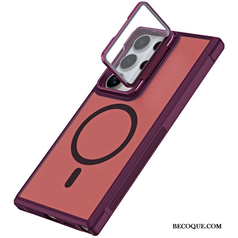 Kuori Samsung Galaxy S25 Ultra 5g Magsafe-yhteensopiva Mattapintainen Sormenjälkiä Hylkivä Muotoilu Jalustalla