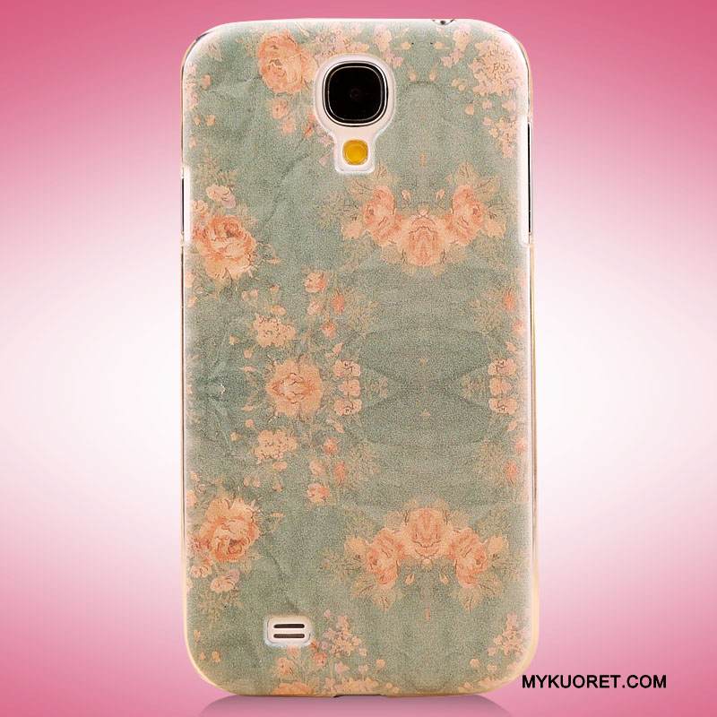 Kuori Samsung Galaxy S4 Maalaus Puhelimen Kuoret Vihreä, Kotelo Samsung Galaxy S4 Suojaus