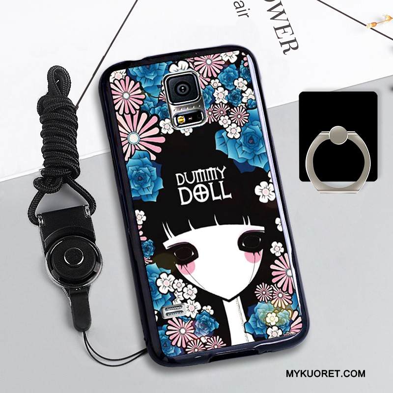 Kuori Samsung Galaxy S5 Monivärinen Ripustettavat Koristeet Murtumaton, Kotelo Samsung Galaxy S5 Pehmeä Neste Puhelimen Kuoret