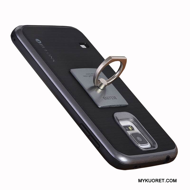 Kuori Samsung Galaxy S5 Pehmeä Neste Murtumaton Puhelimen Kuoret, Kotelo Samsung Galaxy S5 Silikoni Musta Trendi