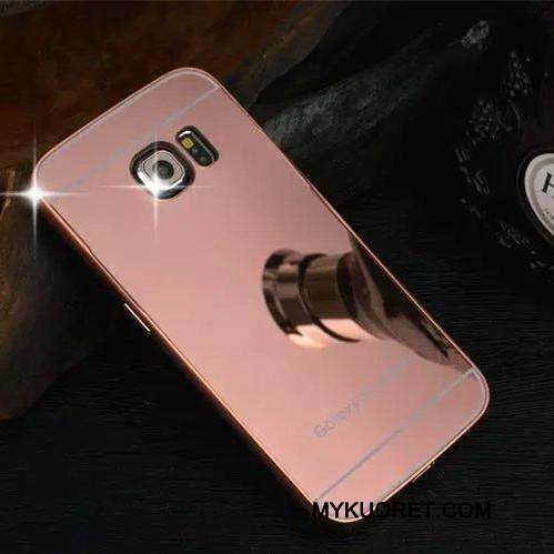Kuori Samsung Galaxy S6 Edge Laukut Kehys Jauhe, Kotelo Samsung Galaxy S6 Edge Metalli Puhelimen Kuoret Peili