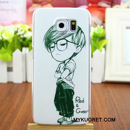 Kuori Samsung Galaxy S6 Suojaus Valkoinen Puhelimen Kuoret, Kotelo Samsung Galaxy S6