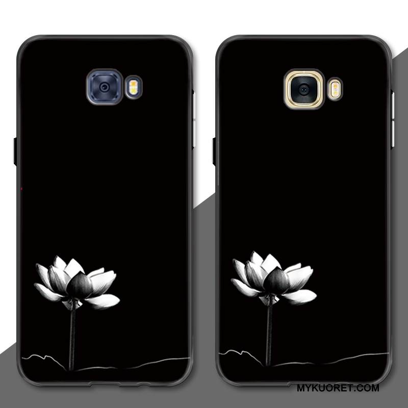 Kuori Samsung Galaxy S7 Edge Kohokuviointi Ripustettavat Koristeet Puhelimen Kuoret, Kotelo Samsung Galaxy S7 Edge Suojaus Valkoinen Murtumaton