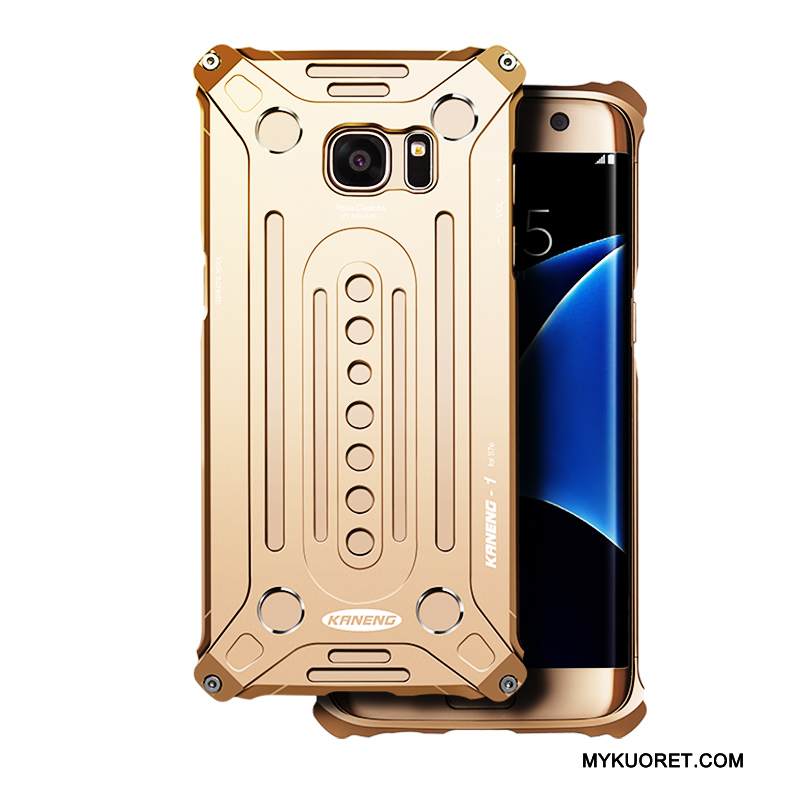 Kuori Samsung Galaxy S7 Edge Luova Kulta Puhelimen Kuoret, Kotelo Samsung Galaxy S7 Edge Suojaus Kova Murtumaton