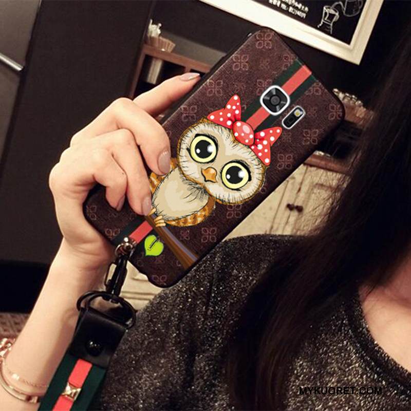 Kuori Samsung Galaxy S7 Edge Pehmeä Neste Persoonallisuus Puhelimen Kuoret, Kotelo Samsung Galaxy S7 Edge Laukut Punainen Ripustettavat Koristeet