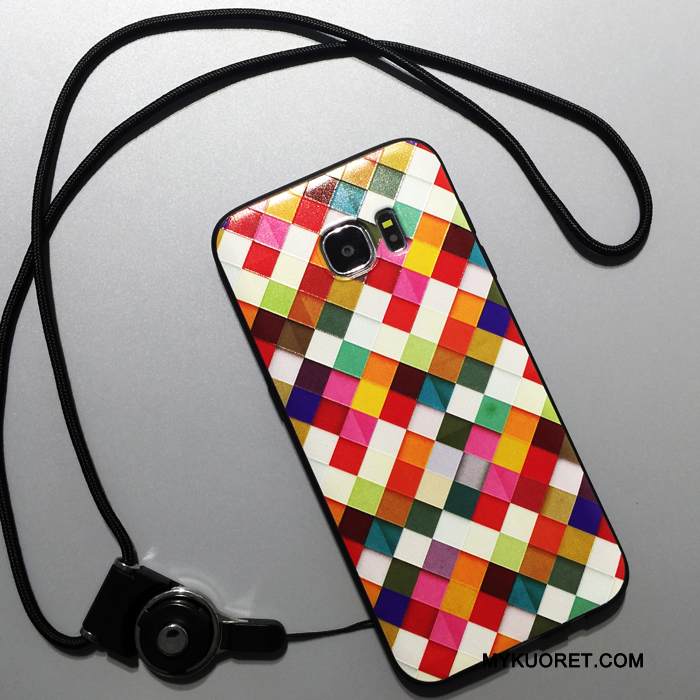 Kuori Samsung Galaxy S7 Edge Sarjakuva Murtumaton Ripustettavat Koristeet, Kotelo Samsung Galaxy S7 Edge Pehmeä Neste Puhelimen Kuoret Trendi