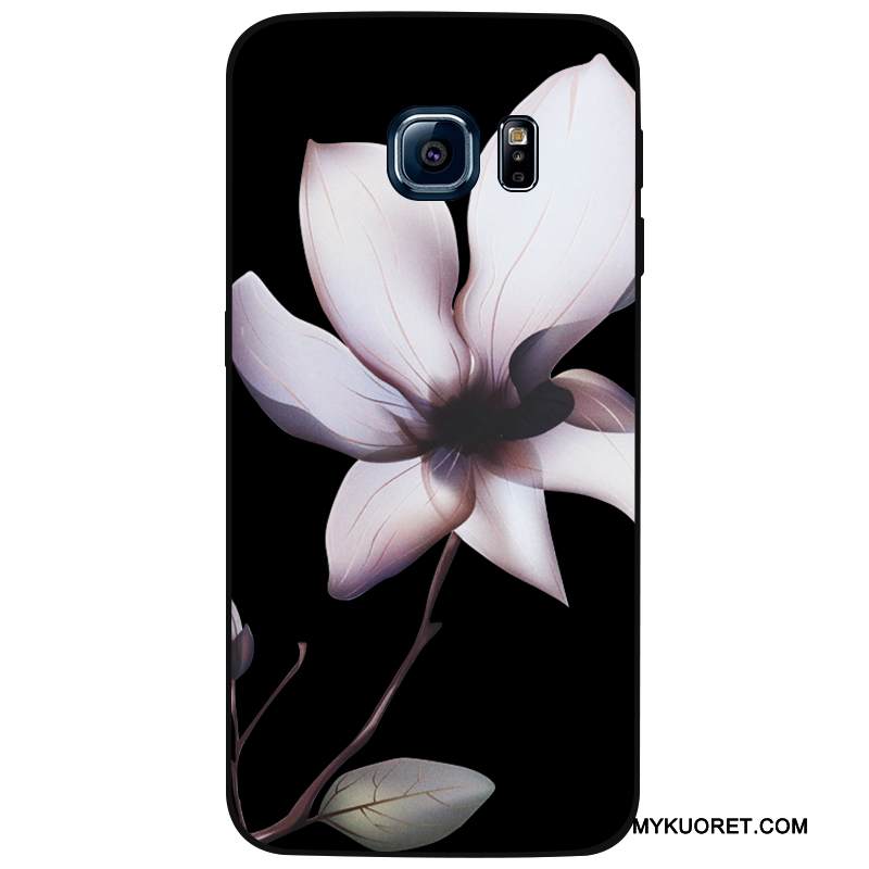 Kuori Samsung Galaxy S7 Edge Silikoni Murtumaton Musta, Kotelo Samsung Galaxy S7 Edge Luova Persoonallisuus Trendi