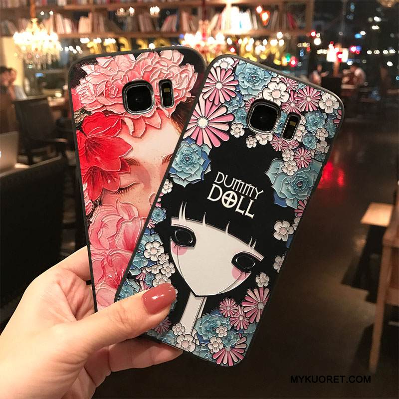 Kuori Samsung Galaxy S7 Edge Silikoni Puhelimen Kuoret Trendi, Kotelo Samsung Galaxy S7 Edge Laukut Ripustettavat Koristeet Tuuli