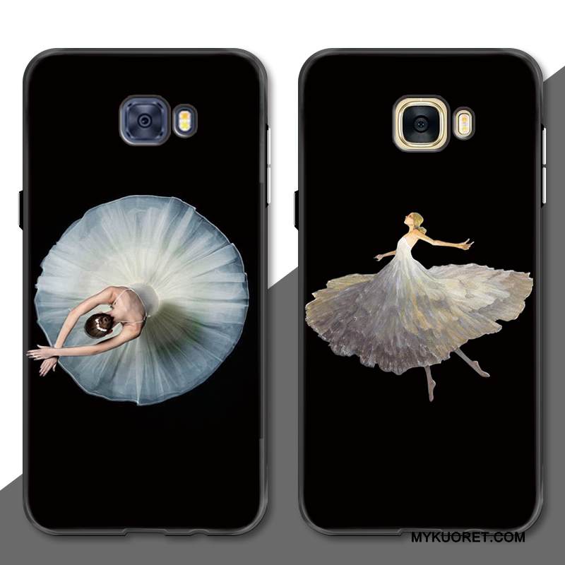 Kuori Samsung Galaxy S7 Edge Suojaus Musta Murtumaton, Kotelo Samsung Galaxy S7 Edge Kohokuviointi Puhelimen Kuoret Ripustettavat Koristeet