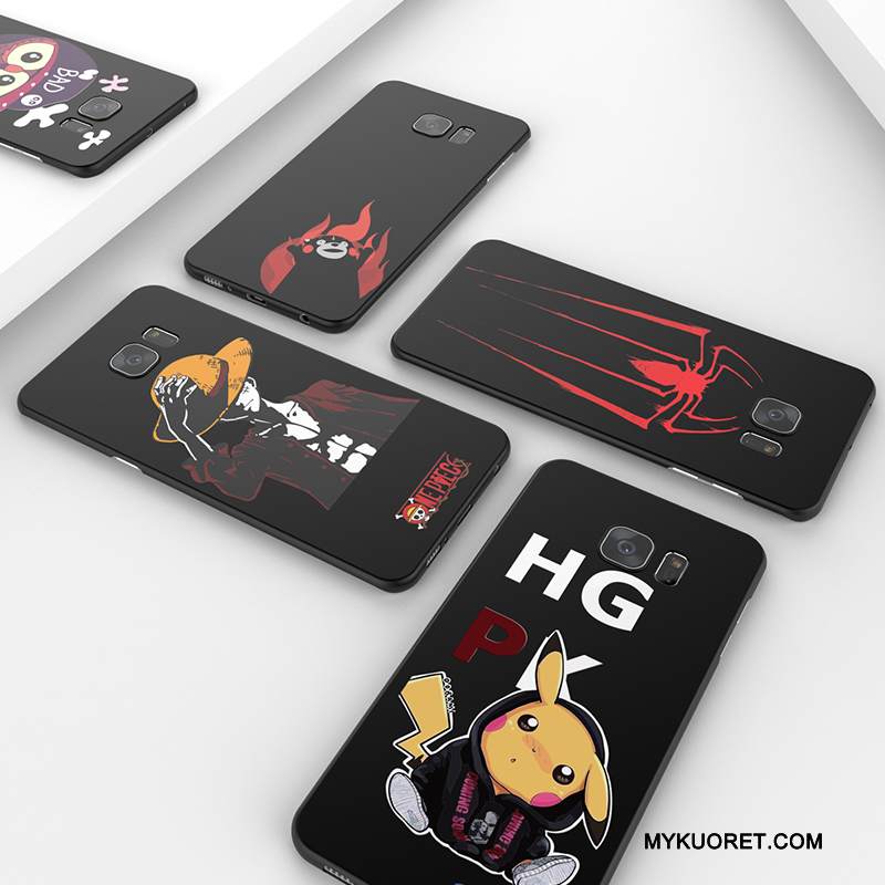 Kuori Samsung Galaxy S7 Edge Suojaus Persoonallisuus Trendi, Kotelo Samsung Galaxy S7 Edge Laukut Musta L