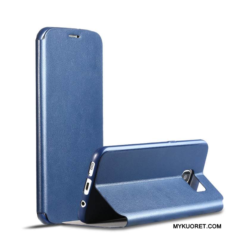 Kuori Samsung Galaxy S7 Laukut Murtumaton Puhelimen Kuoret, Kotelo Samsung Galaxy S7 Suojaus Tummansininen