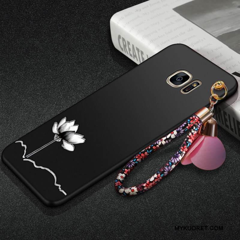 Kuori Samsung Galaxy S7 Laukut Musta Persoonallisuus, Kotelo Samsung Galaxy S7 Suojaus Puhelimen Kuoret