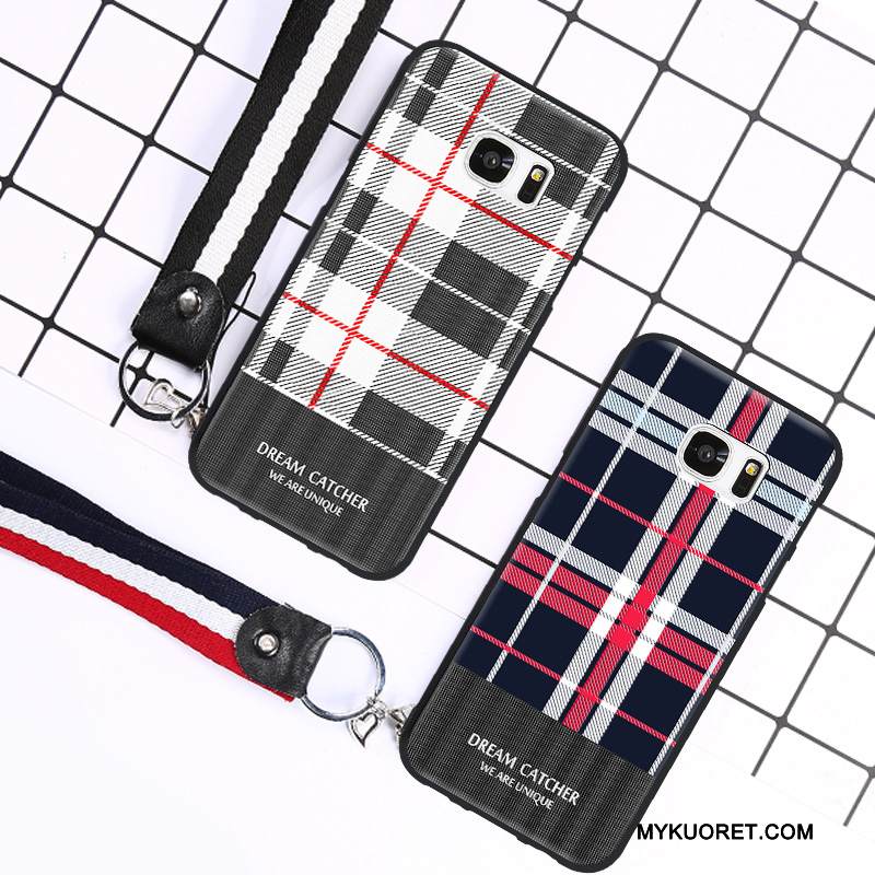 Kuori Samsung Galaxy S7 Silikoni Puhelimen Kuoret Yksinkertainen, Kotelo Samsung Galaxy S7 Suojaus Pleedi Trendi