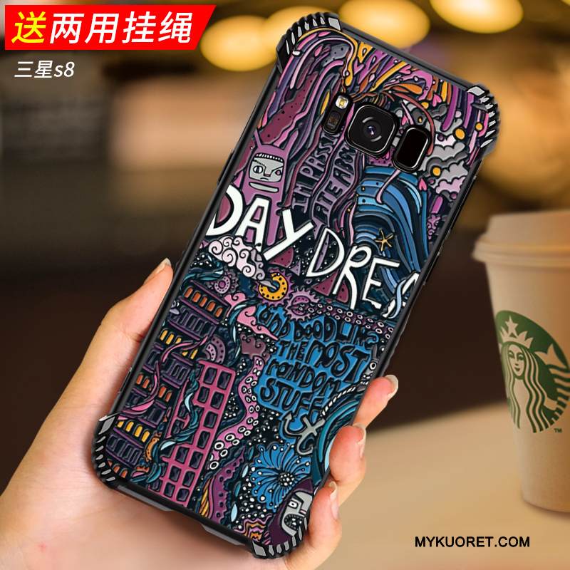 Kuori Samsung Galaxy S8 Laukut Puhelimen Kuoret Trendi, Kotelo Samsung Galaxy S8 Monivärinen Persoonallisuus Murtumaton