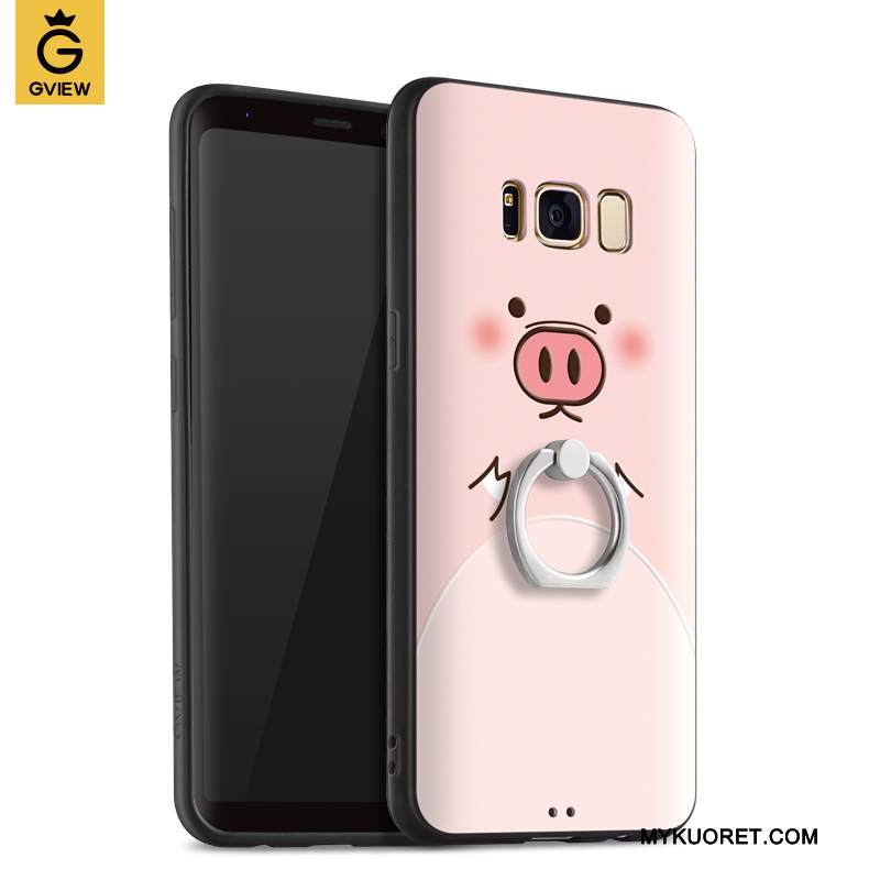 Kuori Samsung Galaxy S8+ Luova Persoonallisuus Murtumaton, Kotelo Samsung Galaxy S8+ Laukut Pesty Suede Jauhe