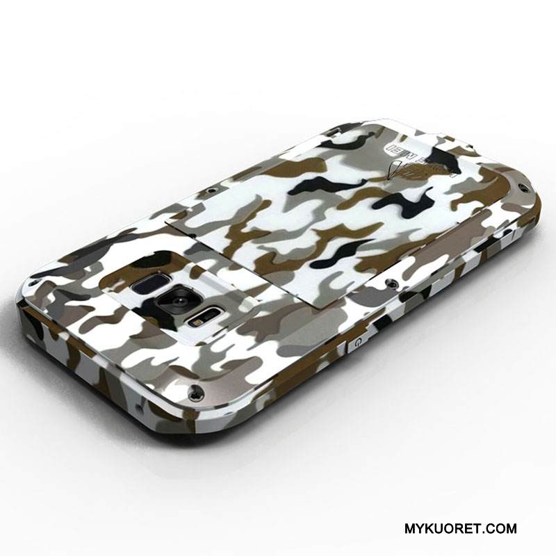 Kuori Samsung Galaxy S8 Luova Vihreä Puhelimen Kuoret, Kotelo Samsung Galaxy S8 Metalli Kolme Puolustusta Naamiointi