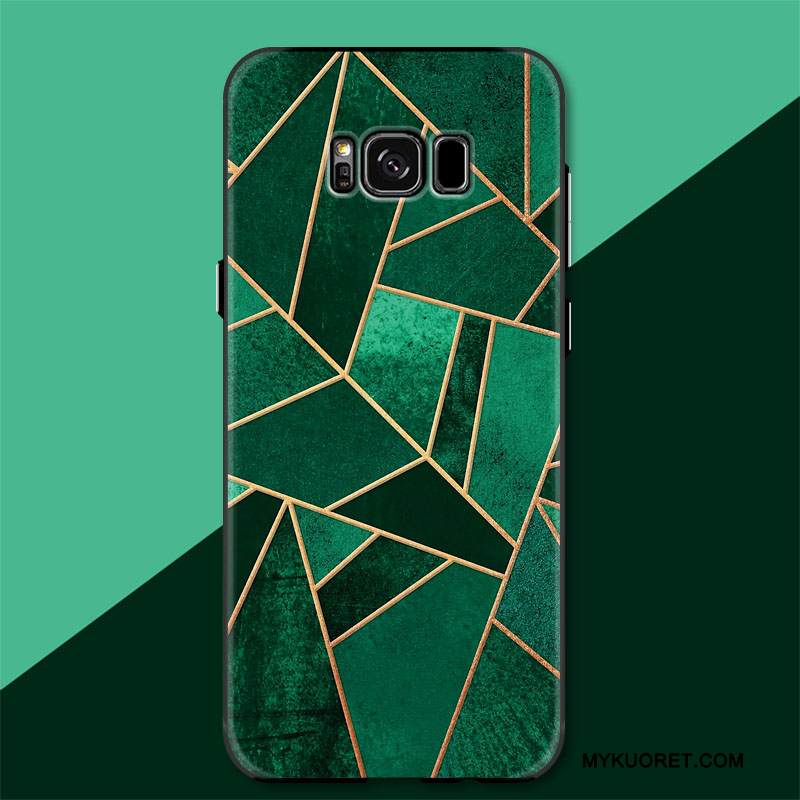 Kuori Samsung Galaxy S8 Monivärinen Murtumaton Geometria, Kotelo Samsung Galaxy S8 Kohokuviointi Persoonallisuus Puhelimen Kuoret