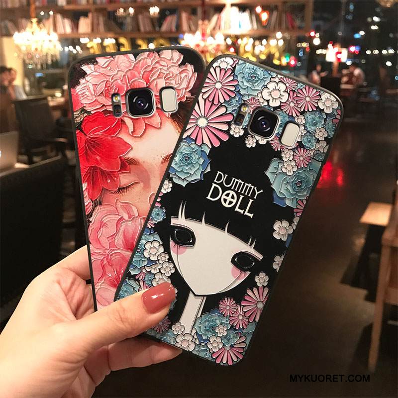 Kuori Samsung Galaxy S8+ Monivärinen Ripustettavat Koristeet Puhelimen Kuoret, Kotelo Samsung Galaxy S8+ Silikoni Trendi