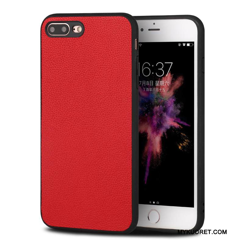 Kuori Samsung Galaxy S8+ Nahka Punainen Takakansi, Kotelo Samsung Galaxy S8+ Ylellisyys Liiketoiminta Murtumaton