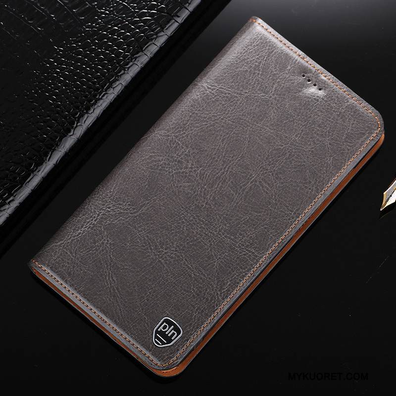 Kuori Samsung Galaxy S8 Nahka Syvä Väri Puhelimen Kuoret, Kotelo Samsung Galaxy S8 Kuoret Harmaa