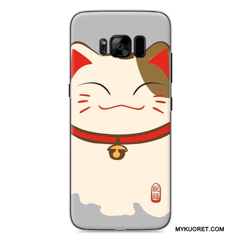 Kuori Samsung Galaxy S8 Sarjakuva Kova Puhelimen Kuoret, Kotelo Samsung Galaxy S8 Maalaus Harmaa