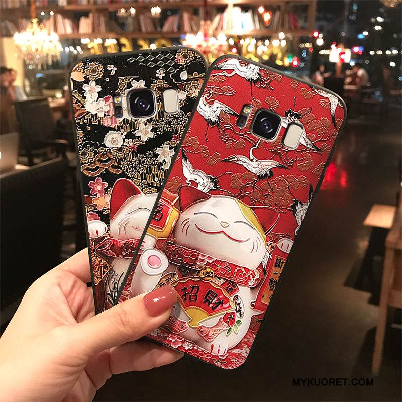 Kuori Samsung Galaxy S8 Silikoni Puhelimen Kuoret Persoonallisuus, Kotelo Samsung Galaxy S8 Rikkaus Ripustettavat Koristeet