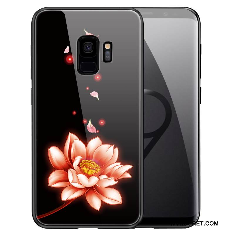 Kuori Samsung Galaxy S9+ Laukut Lasi Puhelimen Kuoret, Kotelo Samsung Galaxy S9+ Suojaus Yksinkertainen Murtumaton