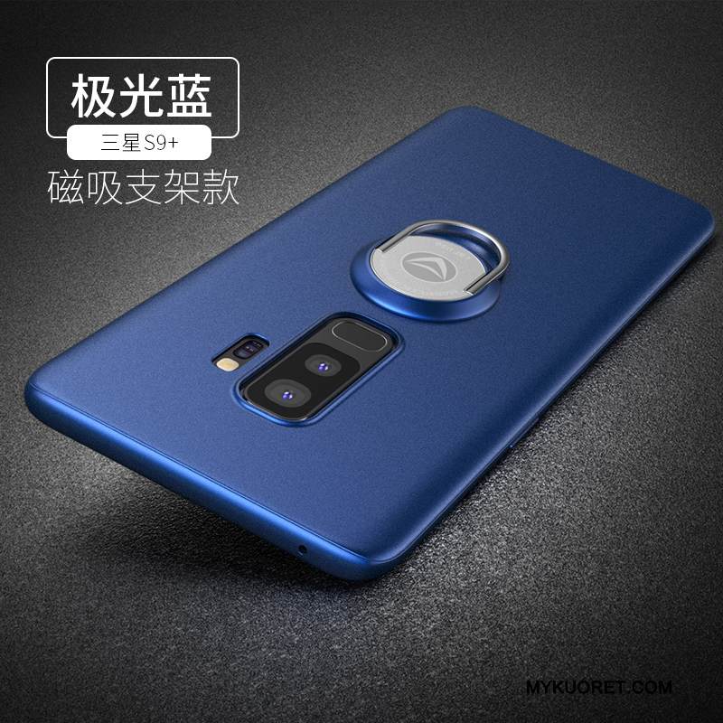 Kuori Samsung Galaxy S9+ Laukut Ultra Ohut, Kotelo Samsung Galaxy S9+ Luova Puhelimen Kuoret Tummansininen