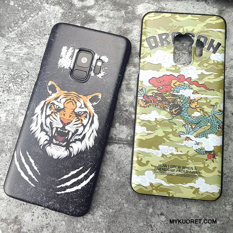 Kuori Samsung Galaxy S9 Laukut Uusi Murtumaton, Kotelo Samsung Galaxy S9 Luova Kova Vihreä