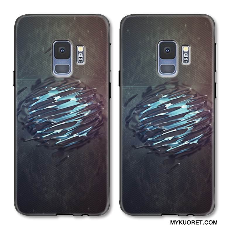 Kuori Samsung Galaxy S9 Luova Harmaa Persoonallisuus, Kotelo Samsung Galaxy S9 Maalaus Puhelimen Kuoret Yksinkertainen