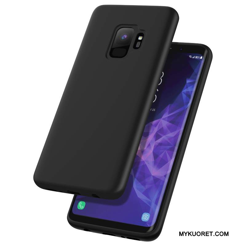 Kuori Samsung Galaxy S9 Pehmeä Neste Musta Ultra, Kotelo Samsung Galaxy S9 Suojaus Murtumaton Ohut