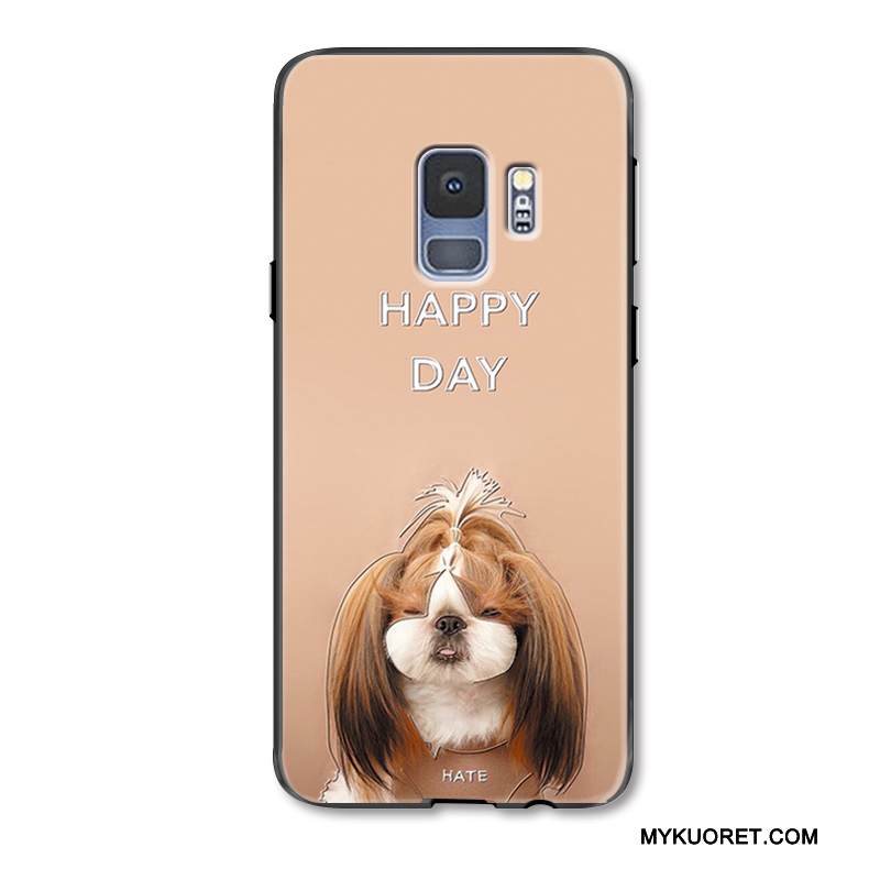 Kuori Samsung Galaxy S9+ Sarjakuva Khaki Ihana, Kotelo Samsung Galaxy S9+ Maalaus Puhelimen Kuoret