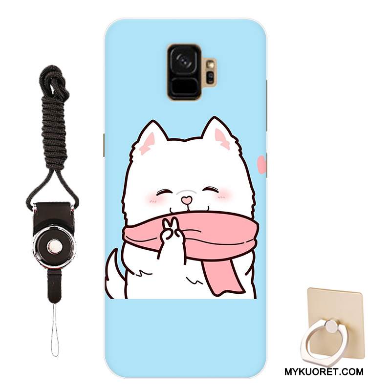 Kuori Samsung Galaxy S9 Sarjakuva Persoonallisuus Sininen, Kotelo Samsung Galaxy S9 Silikoni Puhelimen Kuoret Muokata