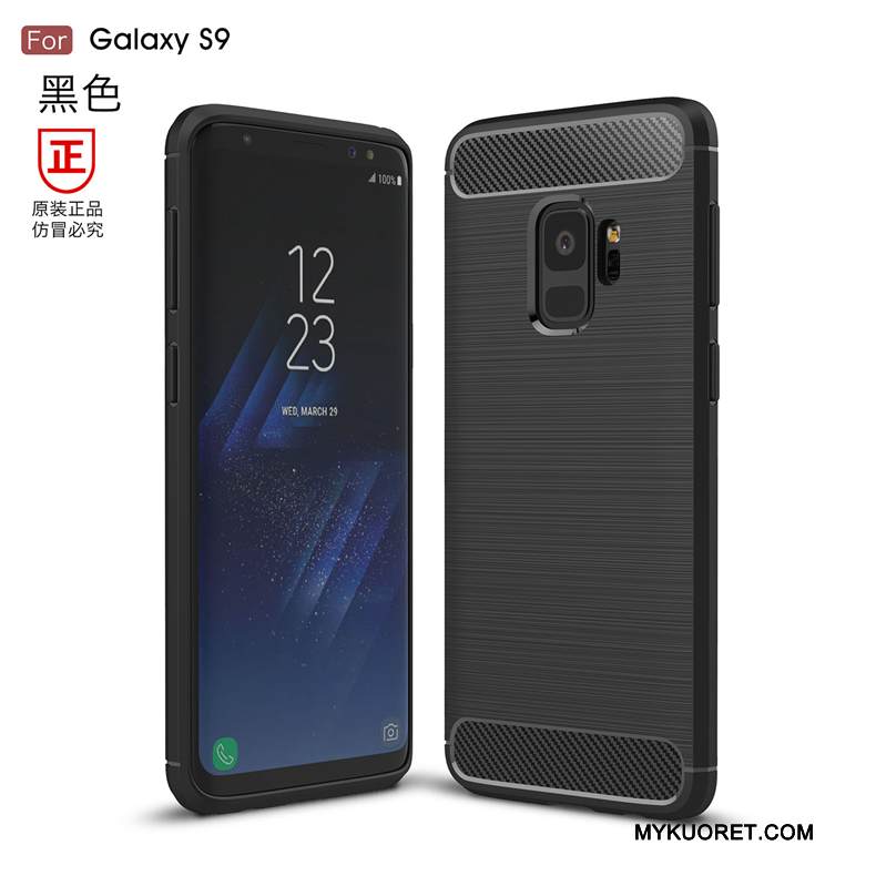 Kuori Samsung Galaxy S9 Suojaus Murtumaton Liiketoiminta, Kotelo Samsung Galaxy S9 Laukut Puhelimen Kuoret Kukkakuvio