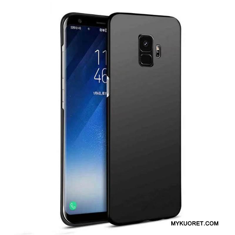 Kuori Samsung Galaxy S9 Tuki Puhelimen Kuoret Kukkakuvio, Kotelo Samsung Galaxy S9 Suojaus Rengas Pesty Suede