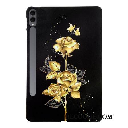 Kuori Samsung Galaxy Tab S11 Ultra Perhosia Ja Kultaa Ruusut