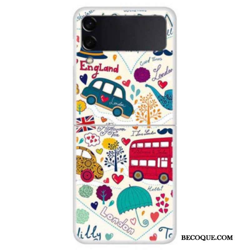 Kuori Samsung Galaxy Z Flip 4 Kotelot Flip Lontoon Elämä