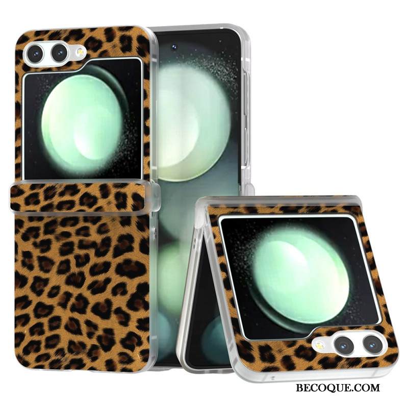 Kuori Samsung Galaxy Z Flip 6 Leopardityyli Kuori Samsung Galaxy Z Flip 6 Leopardityyli