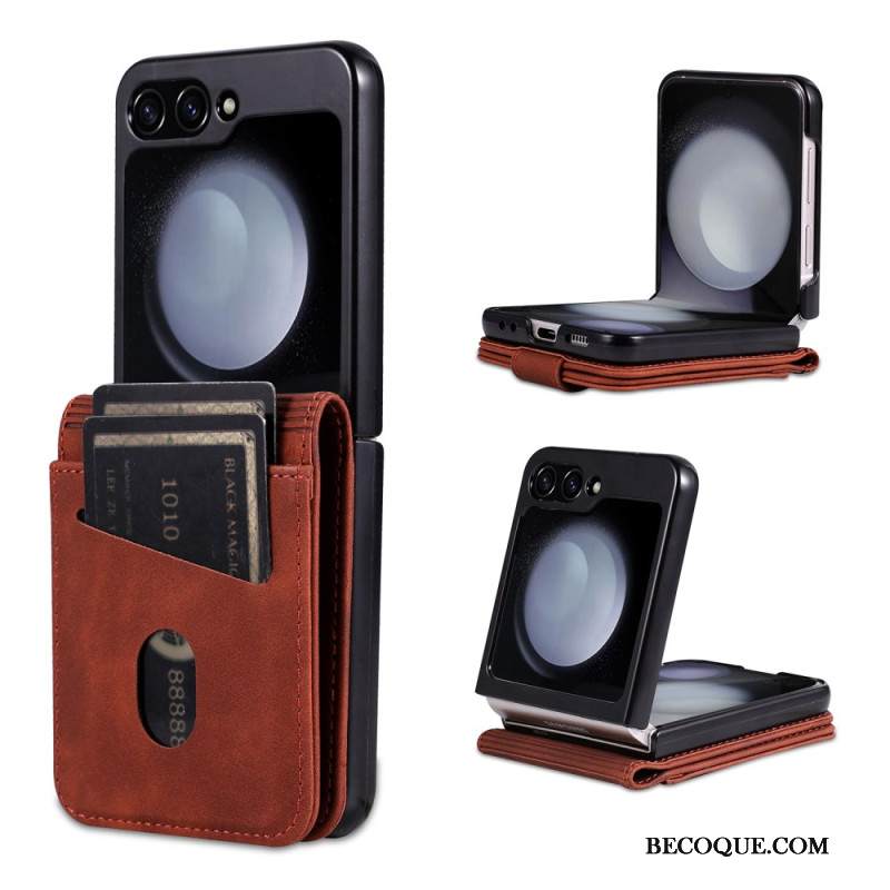 Kuori Samsung Galaxy Z Flip 7 Fe Azns Keinonahkainen Korttikotelo