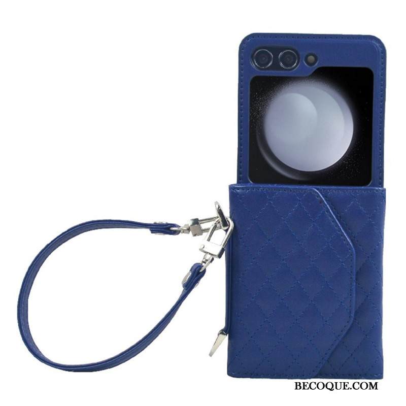 Kuori Samsung Galaxy Z Flip 7 Fe Korttikotelo Ja Hihna