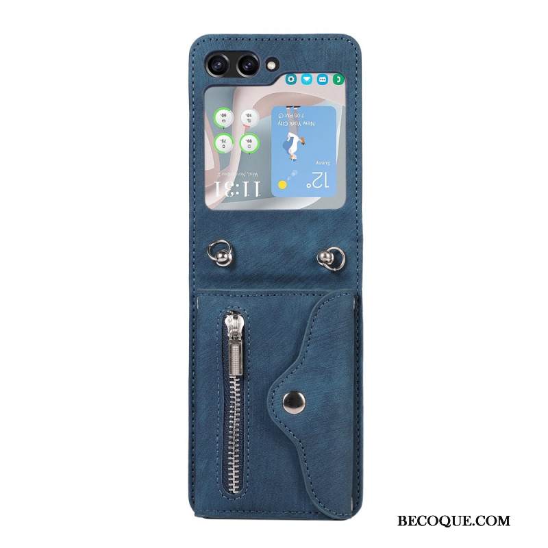 Kuori Samsung Galaxy Z Flip 7 Fe Lompakko Ja Olkahihna