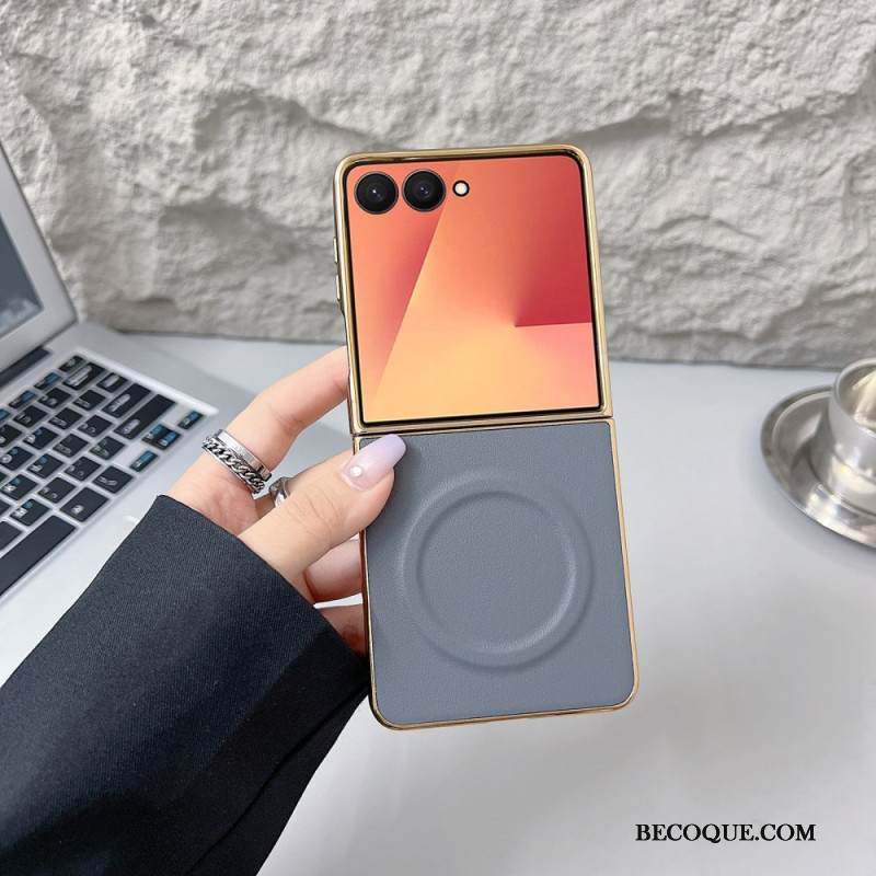 Kuori Samsung Galaxy Z Flip 7 Magneettinen Nappapinta Suojakuori