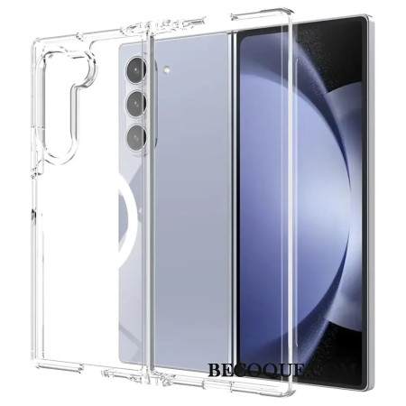 Kuori Samsung Galaxy Z Fold 7 Magsafe-yhteensopiva Läpinäkyvä